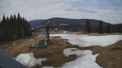 Horní část sjezdovky Skiareálu Ramzová