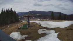 Horní část sjezdovky Skiareálu Ramzová