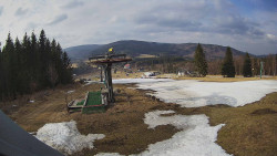 Horní část sjezdovky Skiareálu Ramzová