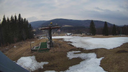 Horní část sjezdovky Skiareálu Ramzová