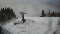 Horní část sjezdovky Skiareálu Ramzová