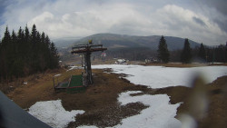 Horní část sjezdovky Skiareálu Ramzová