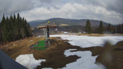 Horní část sjezdovky Skiareálu Ramzová