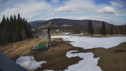 Horní část sjezdovky Skiareálu Ramzová