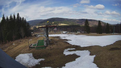 Horní část sjezdovky Skiareálu Ramzová