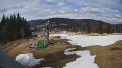 Horní část sjezdovky Skiareálu Ramzová