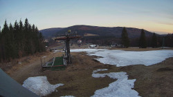 Horní část sjezdovky Skiareálu Ramzová