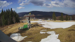 Horní část sjezdovky Skiareálu Ramzová