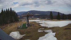 Horní část sjezdovky Skiareálu Ramzová