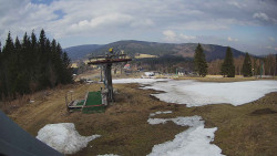 Horní část sjezdovky Skiareálu Ramzová