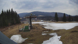 Horní část sjezdovky Skiareálu Ramzová