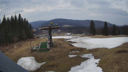 Horní část sjezdovky Skiareálu Ramzová