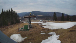 Horní část sjezdovky Skiareálu Ramzová