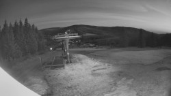 Horní část sjezdovky Skiareálu Ramzová