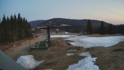 Horní část sjezdovky Skiareálu Ramzová