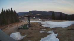 Horní část sjezdovky Skiareálu Ramzová