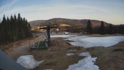 Horní část sjezdovky Skiareálu Ramzová