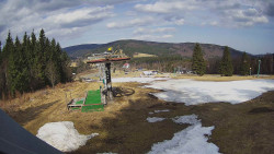 Horní část sjezdovky Skiareálu Ramzová