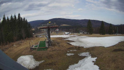 Horní část sjezdovky Skiareálu Ramzová