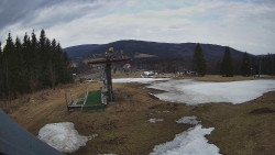 Horní část sjezdovky Skiareálu Ramzová