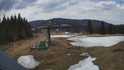 Horní část sjezdovky Skiareálu Ramzová