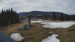 Horní část sjezdovky Skiareálu Ramzová