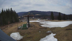 Horní část sjezdovky Skiareálu Ramzová