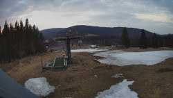 Horní část sjezdovky Skiareálu Ramzová