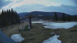 Horní část sjezdovky Skiareálu Ramzová