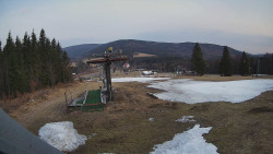 Horní část sjezdovky Skiareálu Ramzová