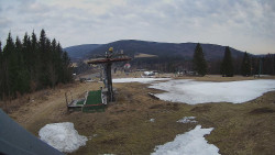 Horní část sjezdovky Skiareálu Ramzová