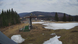 Horní část sjezdovky Skiareálu Ramzová