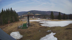 Horní část sjezdovky Skiareálu Ramzová