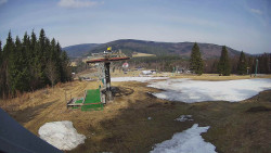 Horní část sjezdovky Skiareálu Ramzová