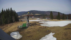 Horní část sjezdovky Skiareálu Ramzová