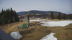 Horní část sjezdovky Skiareálu Ramzová