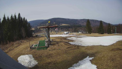 Horní část sjezdovky Skiareálu Ramzová