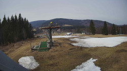 Horní část sjezdovky Skiareálu Ramzová