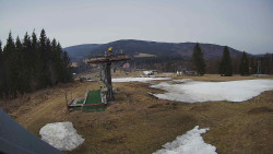 Horní část sjezdovky Skiareálu Ramzová