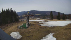 Horní část sjezdovky Skiareálu Ramzová