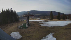 Horní část sjezdovky Skiareálu Ramzová