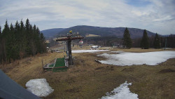 Horní část sjezdovky Skiareálu Ramzová