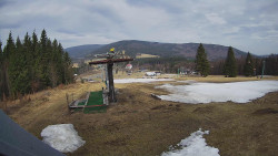 Horní část sjezdovky Skiareálu Ramzová