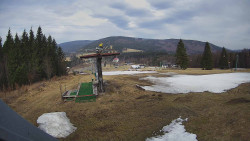 Horní část sjezdovky Skiareálu Ramzová