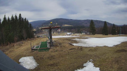 Horní část sjezdovky Skiareálu Ramzová