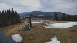 Horní část sjezdovky Skiareálu Ramzová