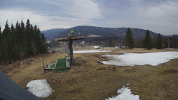 Horní část sjezdovky Skiareálu Ramzová