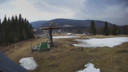 Horní část sjezdovky Skiareálu Ramzová