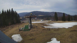 Horní část sjezdovky Skiareálu Ramzová