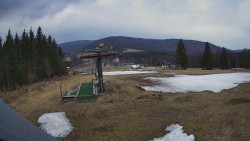 Horní část sjezdovky Skiareálu Ramzová